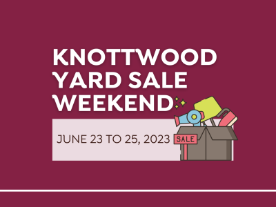 Host a sale at Knottwood's Yard Sale Weekend 2023